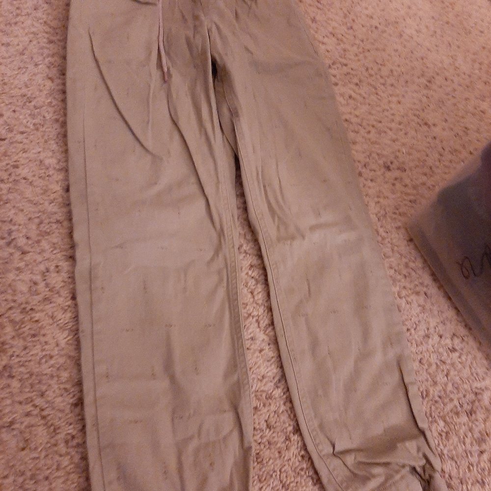 Boys tan joggers
